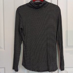 Long Sleeve Striped Turtle Neck, Sz M, NWT